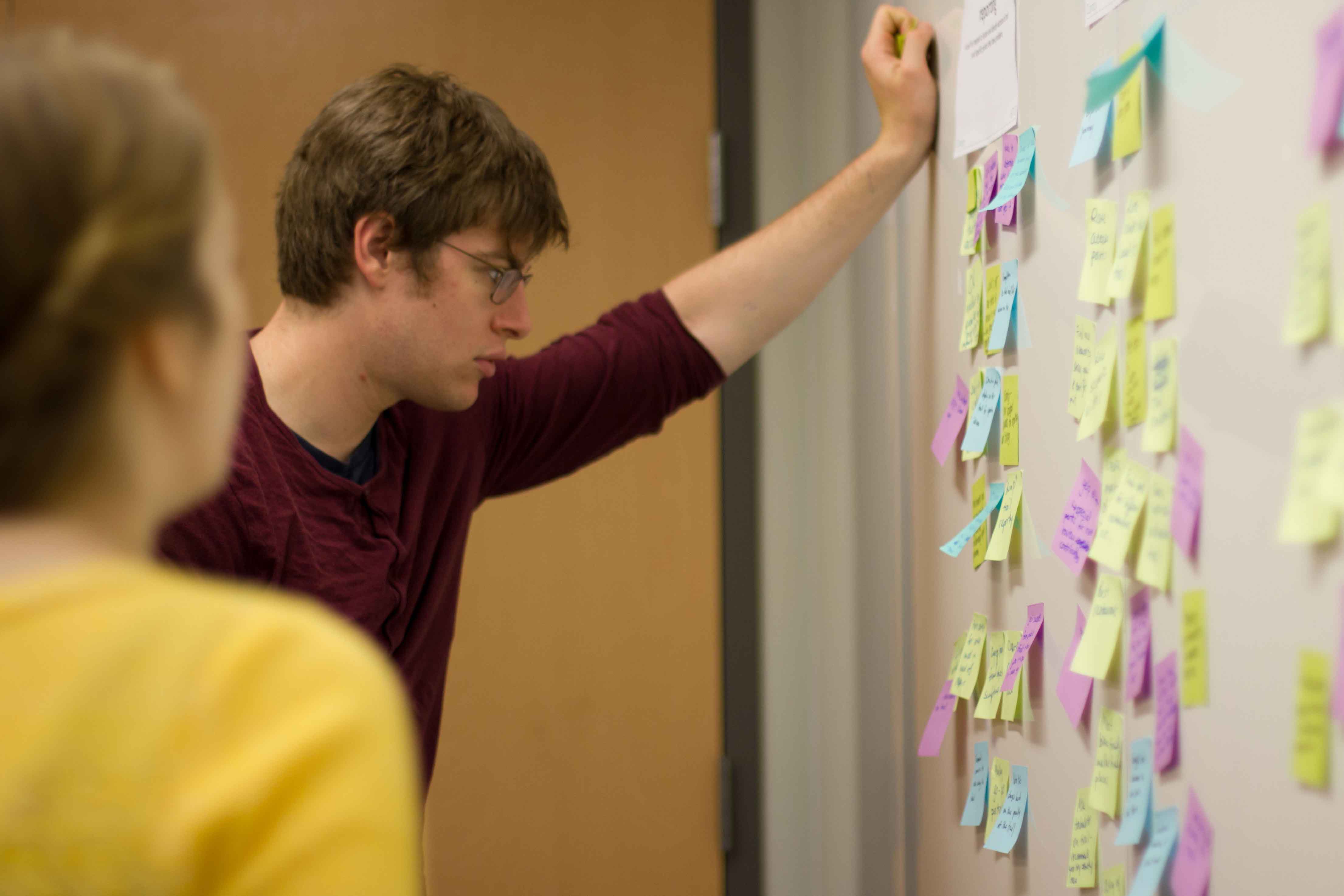 Photo of brainstorming with Friends of the Riverfront